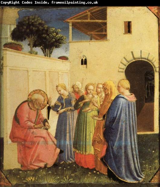 Fra Angelico The Naming of the Baptist